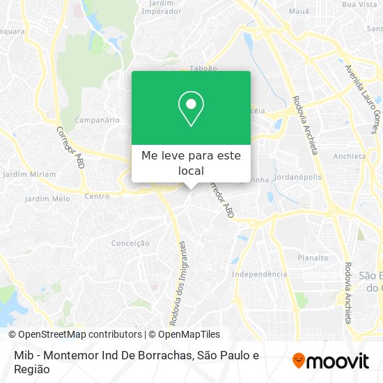 Mib - Montemor Ind De Borrachas mapa