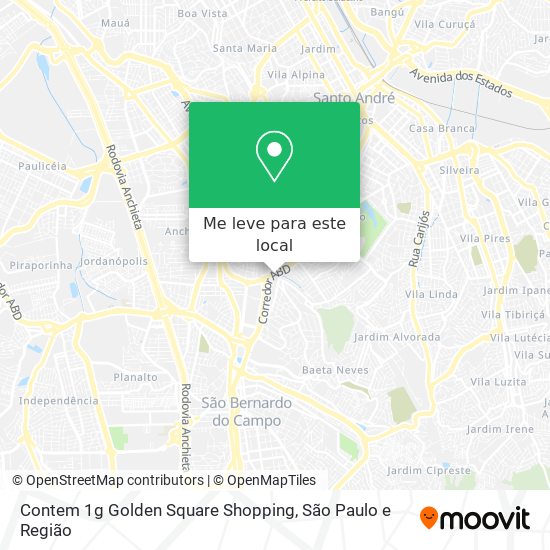 Contem 1g Golden Square Shopping mapa