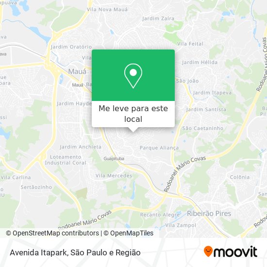 Avenida Itapark mapa