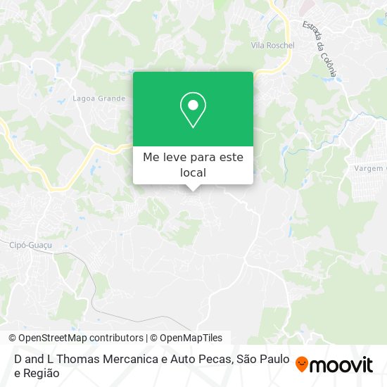 D and L Thomas Mercanica e Auto Pecas mapa