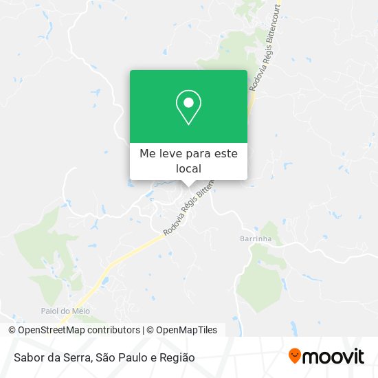 Sabor da Serra mapa