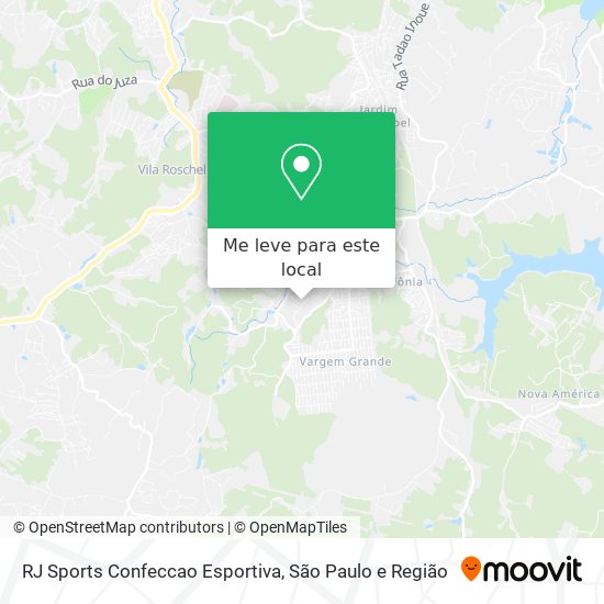 RJ Sports Confeccao Esportiva mapa