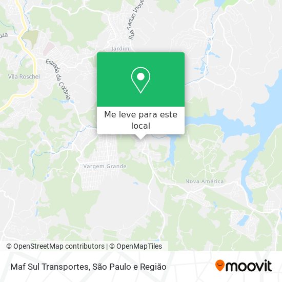 Maf Sul Transportes mapa