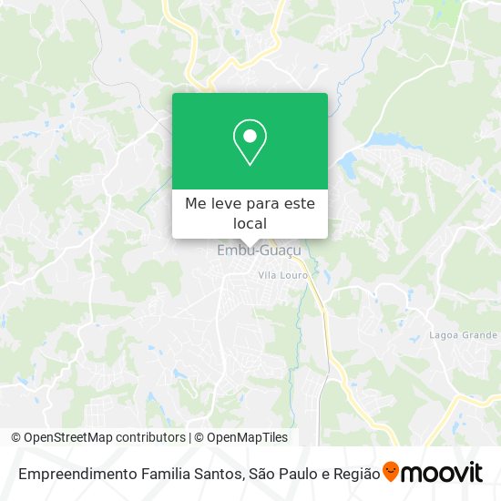 Empreendimento Familia Santos mapa