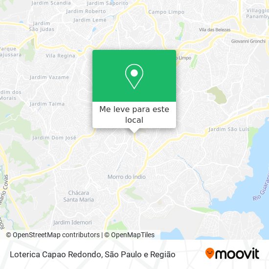 Loterica Capao Redondo mapa