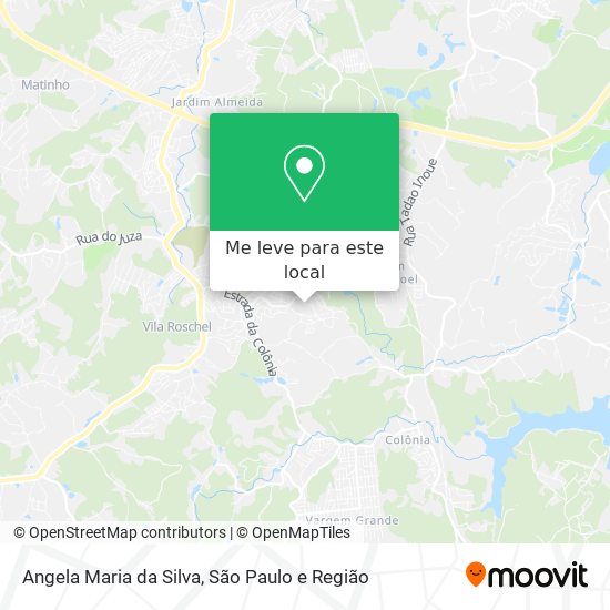 Angela Maria da Silva mapa