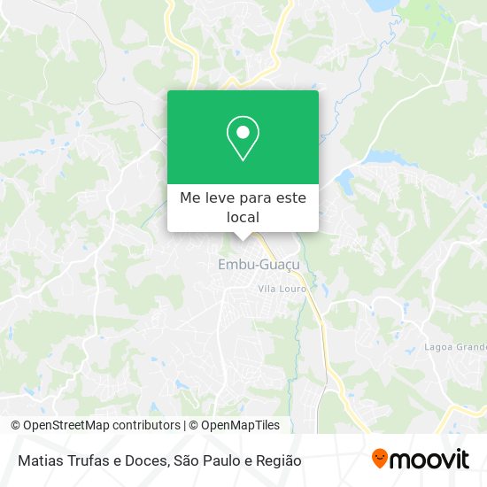 Matias Trufas e Doces mapa