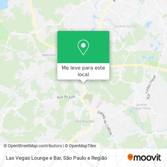 Las Vegas Lounge e Bar mapa