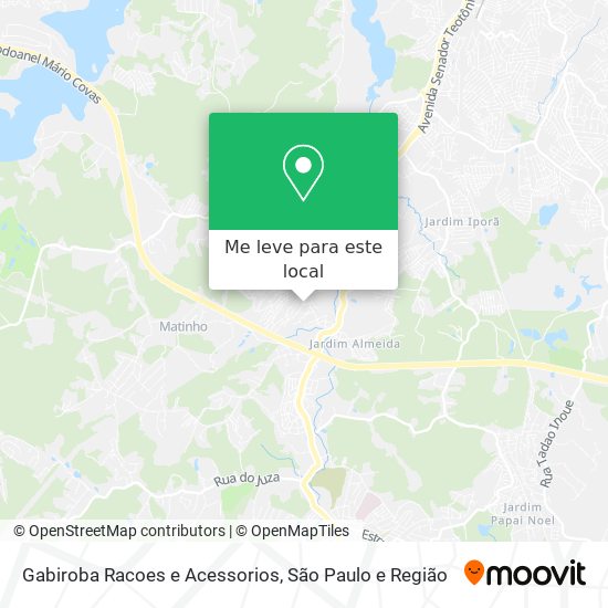 Gabiroba Racoes e Acessorios mapa