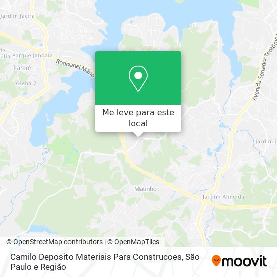 Camilo Deposito Materiais Para Construcoes mapa