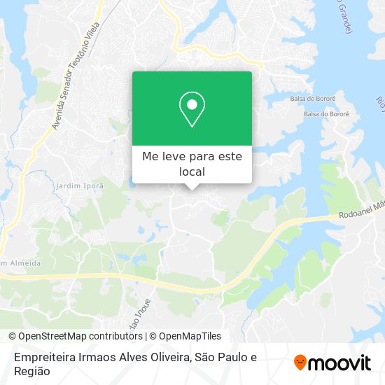 Empreiteira Irmaos Alves Oliveira mapa
