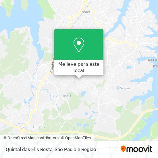 Quintal das Elis Resta mapa