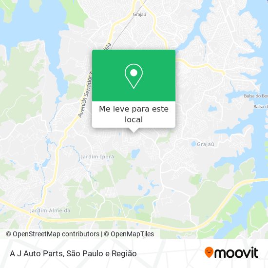 A J Auto Parts mapa