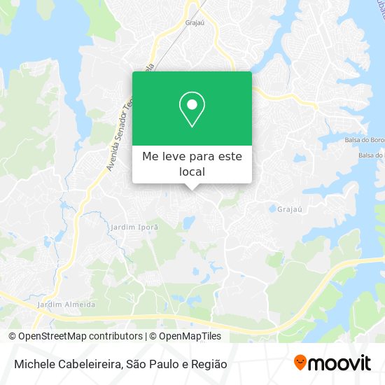 Michele Cabeleireira mapa