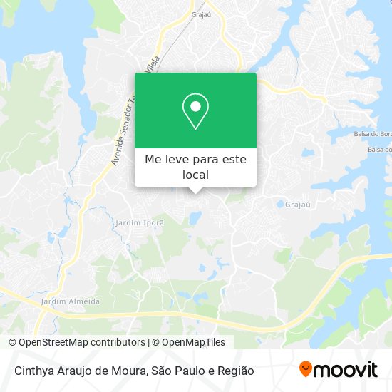 Cinthya Araujo de Moura mapa