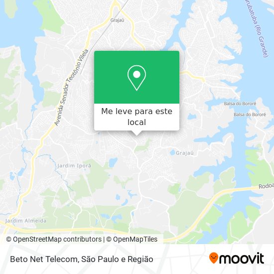 Beto Net Telecom mapa