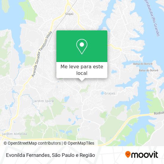 Evonilda Fernandes mapa