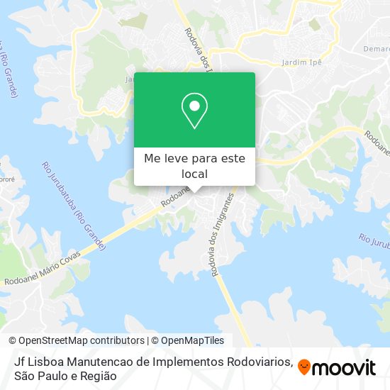 Jf Lisboa Manutencao de Implementos Rodoviarios mapa