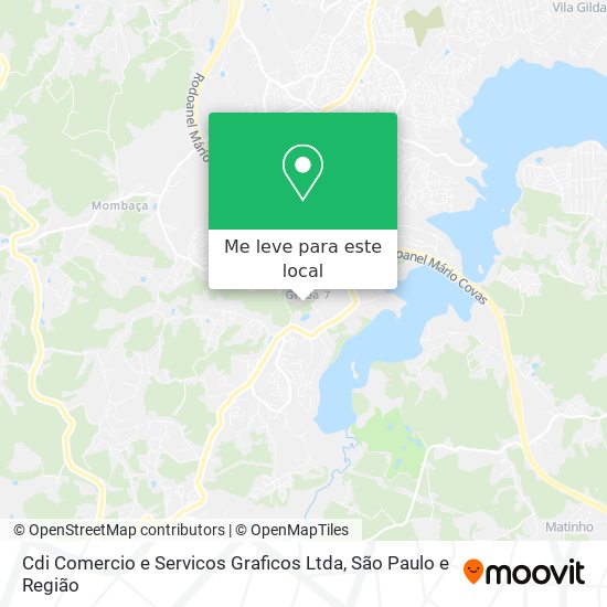 Cdi Comercio e Servicos Graficos Ltda mapa