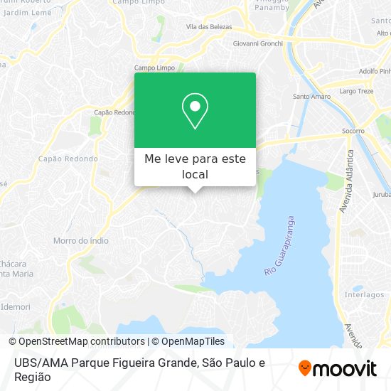 UBS/AMA Parque Figueira Grande mapa