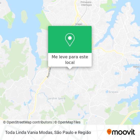 Toda Linda Vania Modas mapa