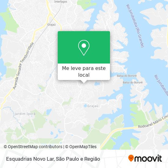 Esquadrias Novo Lar mapa