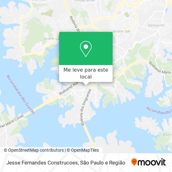 Jesse Fernandes Construcoes mapa