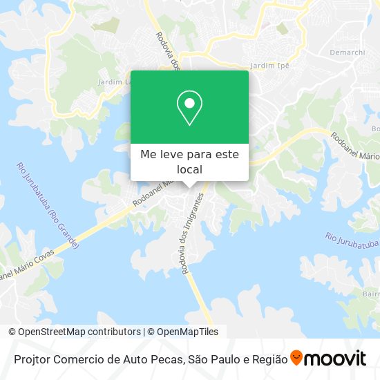 Projtor Comercio de Auto Pecas mapa