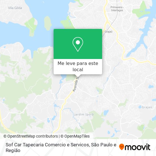 Sof Car Tapecaria Comercio e Servicos mapa