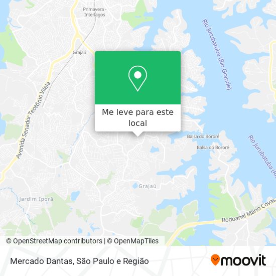 Mercado Dantas mapa