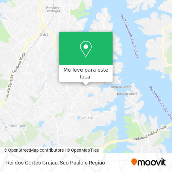 Rei dos Cortes Grajau mapa