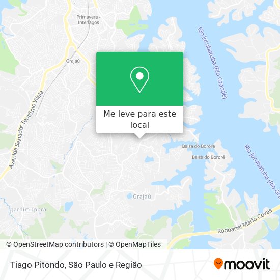 Tiago Pitondo mapa