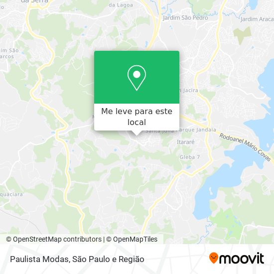 Paulista Modas mapa