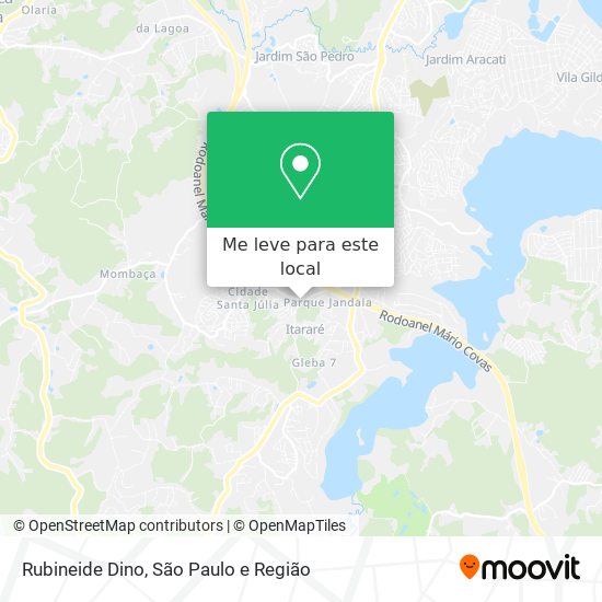 Rubineide Dino mapa