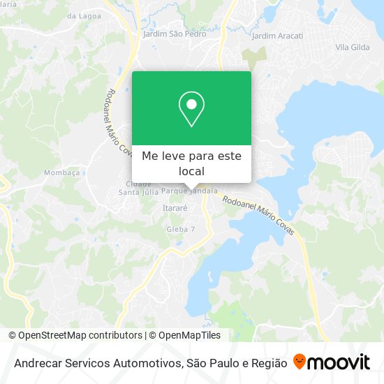 Andrecar Servicos Automotivos mapa