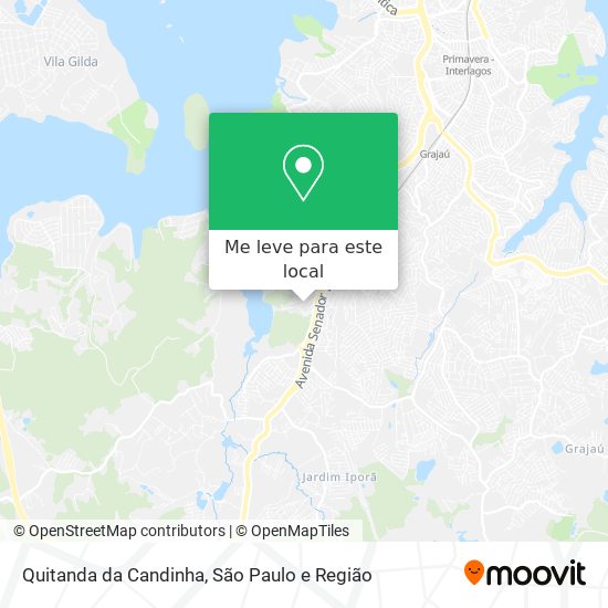 Quitanda da Candinha mapa