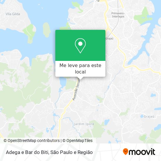 Adega e Bar do Biti mapa