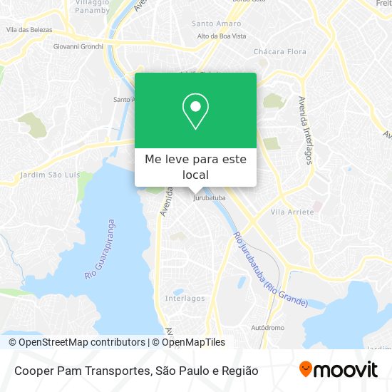 Cooper Pam Transportes mapa