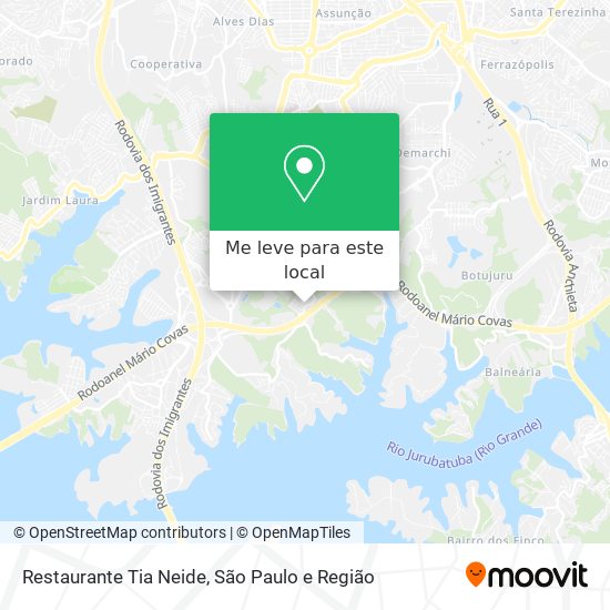 Restaurante Tia Neide mapa
