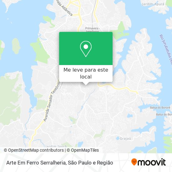 Arte Em Ferro Serralheria mapa
