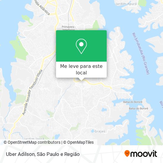 Uber Adilson mapa