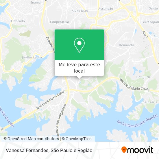 Vanessa Fernandes mapa