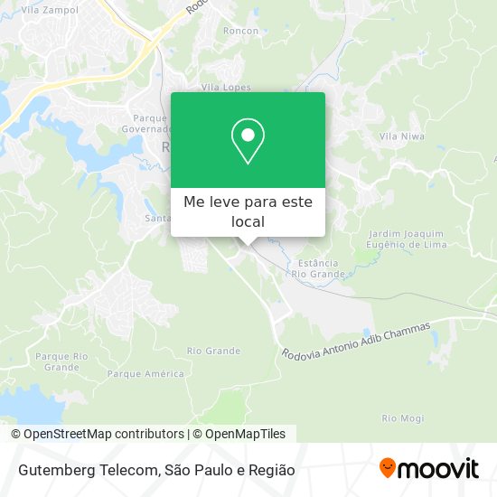 Gutemberg Telecom mapa