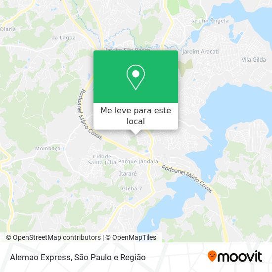 Alemao Express mapa