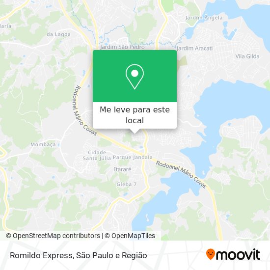 Romildo Express mapa