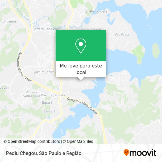 Pediu Chegou mapa