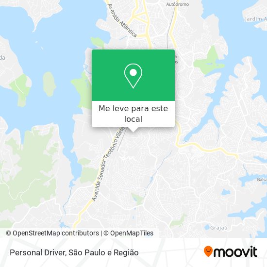 Personal Driver mapa