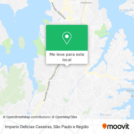Imperio Delicias Caseiras mapa