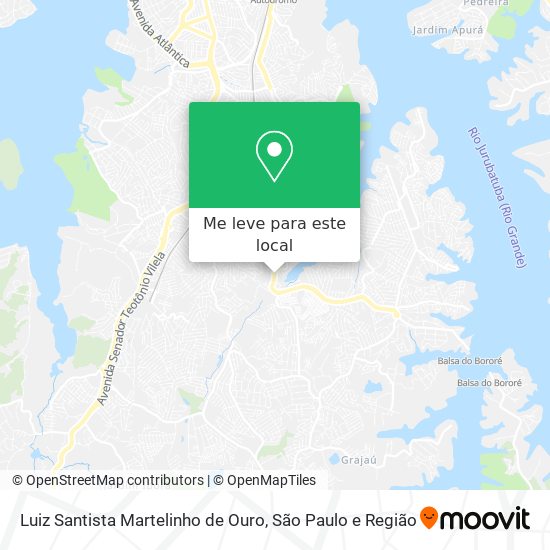 Luiz Santista Martelinho de Ouro mapa