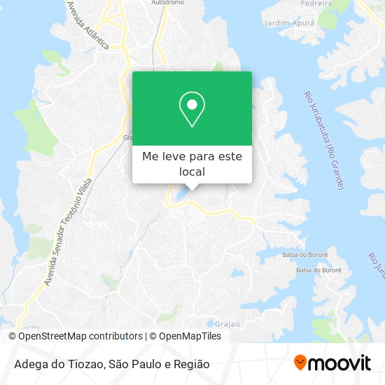 Adega do Tiozao mapa